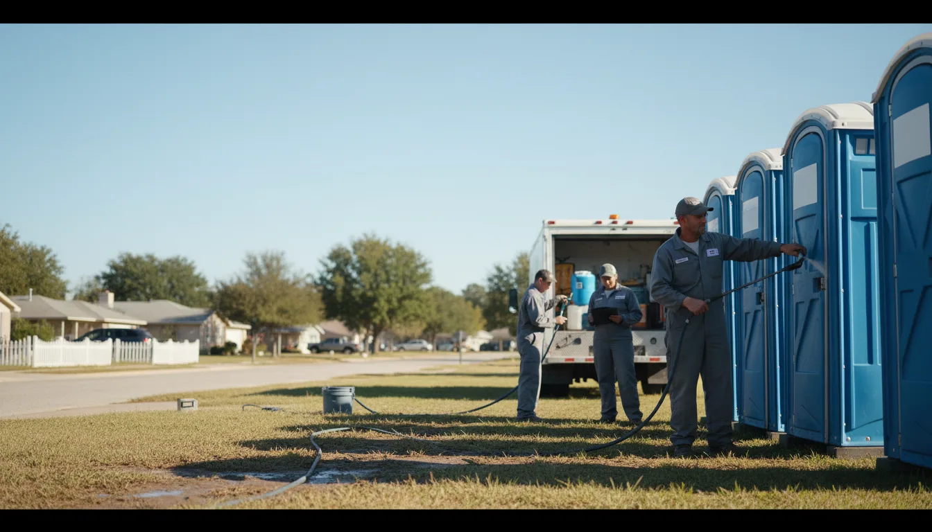 Long-Term Portable Toilet Rental in Pollock, LA near me